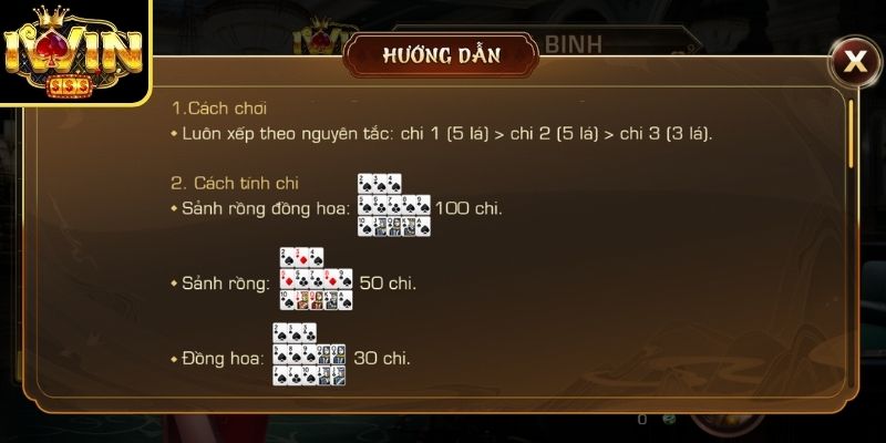 Các quy tắc bộ bài rất chặt chẽ trong mậu binh Iwin